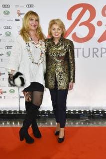 Nanna Kuckuck und Tini Gräfin Rothkirch beim 27. B.Z. Kulturpreis 2018 in der Volksbühne. Berlin, 09.01.2018