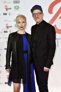 Ellen Dosch und Dr. Motte beim 27. B.Z. Kulturpreis 2018 in der Volksbühne. Berlin, 09.01.2018