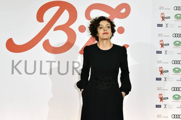 Maria Schrader beim 27. B.Z. Kulturpreis 2018 in der Volksbühne. Berlin, 09.01.2018