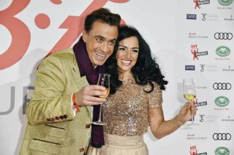 Claudio Maniscalco und Cara Ciutan beim 27. B.Z. Kulturpreis 2018 in der Volksbühne. Berlin, 09.01.2018