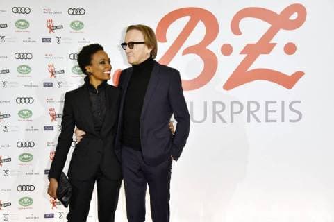 Marius Müller-Westernhagen mit Ehefrau Lindiwe Suttle beim 27. B.Z. Kulturpreis 2018 in der Volksbühne. Berlin, 09.01.2018