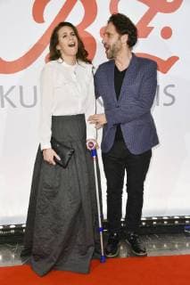 Katrin Wrobel und Falk-Willy Wild beim 27. B.Z. Kulturpreis 2018 in der Volksbühne. Berlin, 09.01.2018