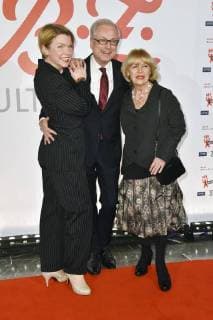 Antje Brietz, Hans-Jürgen Schatz und Monika Lundi beim 27. B.Z. Kulturpreis 2018 in der Volksbühne. Berlin, 09.01.2018