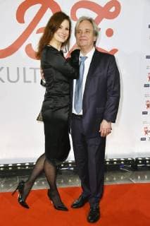 Nadine Schori und Gerhard Kämpfe beim 27. B.Z. Kulturpreis 2018 in der Volksbühne. Berlin, 09.01.2018