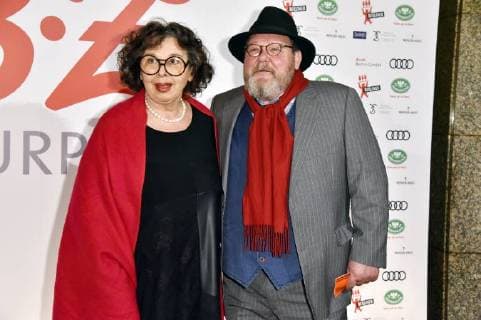 Maria Marle und Walter Plathe beim 27. B.Z. Kulturpreis 2018 in der Volksbühne. Berlin, 09.01.2018