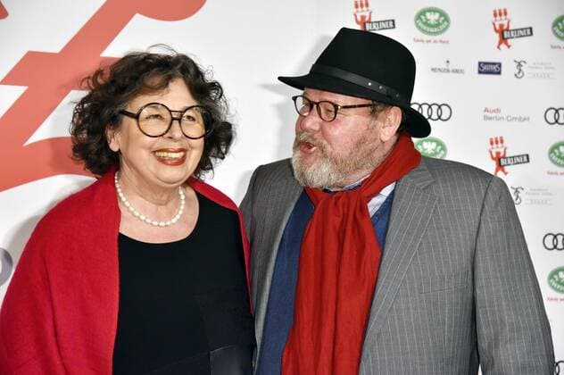 Maria Marle und Walter Plathe beim 27. B.Z. Kulturpreis 2018 in der Volksbühne. Berlin, 09.01.2018