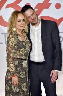 Katharine Mehrling und Philipp Kain beim 27. B.Z. Kulturpreis 2018 in der Volksbühne. Berlin, 09.01.2018