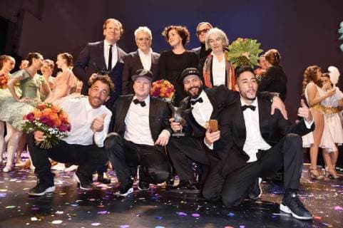 Daniel Hope, Henry Hübchen, Maria Schrader, Marius Müller-Westernhagen, Donna Leon und die Flying Steps beim 27. B.Z. Kulturpreis 2018 in der Volksbühne. Berlin, 09.01.2018