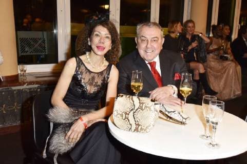Eva Maria Javier Delmo Walter und Roland Hetzer beim 27. B.Z. Kulturpreis 2018 in der Volksbühne. Berlin, 09.01.2018