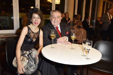 Eva Maria Javier Delmo Walter und Roland Hetzer beim 27. B.Z. Kulturpreis 2018 in der Volksbühne. Berlin, 09.01.2018