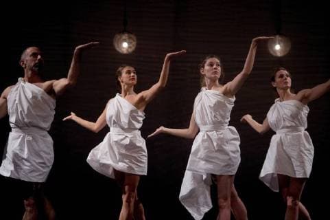 Actors perform during the premiere of Mount Olympus at Teatros del Canal in Madrid, Spain, 11 January 2018. The theater production is directed by Belgian director Jan Fabre and is performed during 24 hours. Belgian choreographer Jan Fabre presents Mount Olympus . !ACHTUNG: NUR REDAKTIONELLE NUTZUNG!  Copyright: xLucaxPiergiovannix GRAF233 20180111-636512852094153449