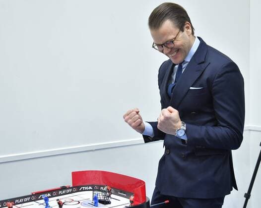 Entertainment Bilder der Woche Themen der Woche Bilder des Tages Prince Daniel visits Stiga Sports, Eskilstuna, Sweden Daniel Westling Stockholm Sweden  568877