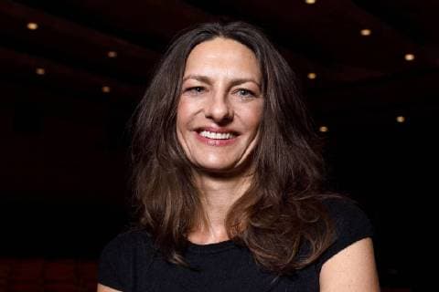 Catrin Striebeck bei der Premiere des Kinofilms Das Milan-Protokoll im Filmforum im Museum Ludwig. Köln, 12.01.2018