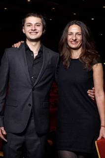 Samy Abdel Fattah und Catrin Striebeck bei der Premiere des Kinofilms Das Milan-Protokoll im Filmforum im Museum Ludwig. Köln, 12.01.2018