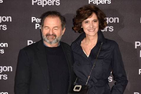 Ines De La Fressange et Denis Olivennes CELEBRITES : Avant premiere du film PENTAGON PAPERS - Paris - 13 01 2018 FedericoPestellini Panoramic 
