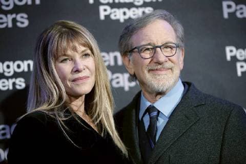 Pentagon Papers Premiere in Paris Premiere de Pentagon Papers a l UGC Normandie ides Champs Elysees a Paris. Photo: Laurent Guerin E Press photo. Steven Spielberg;Kate Capshaw Paris France  569004