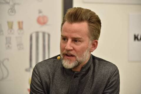 Jörn Kengelbach Chefredakteur der Zeitschrift Architektur und Wohnen ( A&W ) posiert am 14.01.2018 in Köln bei der Verleihung des A+W Designer des Jahres Preis 2018.