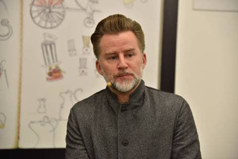 Jörn Kengelbach Chefredakteur der Zeitschrift Architektur und Wohnen ( A&W ) posiert am 14.01.2018 in Köln bei der Verleihung des A+W Designer des Jahres Preis 2018.