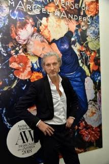 Der niederländische Designer Marcel Wanders , Designer des Jahres 2018 posiert am 14.01.2018 in Köln bei der Verleihung des A+W Designer des Jahres Preis 2018.
