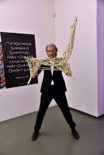 Der niederländische Designer Marcel Wanders , Designer des Jahres 2018 posiert am 14.01.2018 in Köln bei der Verleihung des A+W Designer des Jahres Preis 2018.