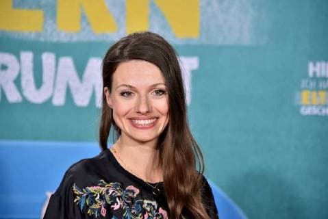 Schauspielerin Julia Hartmann posiert am 14.01.2018 in Köln bei der Premiere des Films Hilfe, ich habe meine Eltern geschrumpft , der am 18.01. in die deutschen Kinos kommt.