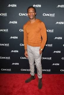 PASADENA, CA - JANUARY 14: Arlen Escarpeta, at Photo Call For Crackle s The Oath at The Langham Huntington in Pasadena, California on January 14, 2018. Copyright: xFayexSadoux