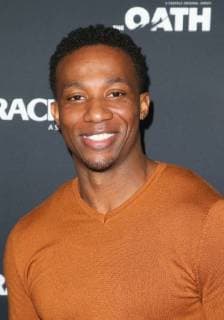 PASADENA, CA - JANUARY 14: Arlen Escarpeta, at Photo Call For Crackle s The Oath at The Langham Huntington in Pasadena, California on January 14, 2018. Copyright: xFayexSadoux