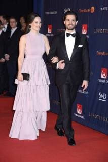 Princess Sofia and prince Carl Philip at Swedish Sports Awards Stockholm, Sweden Carl Philip de Suede;Sofia Hellqvist (Sofia de Suede) Stockholm Sweden  569158