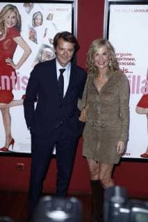 Francois Barrois - Michele Laroque CELEBRITES : Avant premiere du film Brillantissime - Paris - 15 01 2018 StephenCaillet Panoramic 