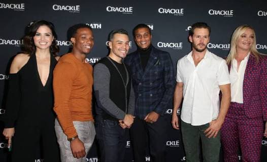 Crackle Serienpremiere in Pasadena January 15, 2018 - Pasadena, CA, U.S. - 15 January 2018 - Pasadena, California - Katrina Law, Arlen Escarpeta, Joseph Julian Soria, Cory Hardrict, Ryan Kwanten, Elisabeth Rohm. Ã¢â‚¬oeThe OathÃ¢â‚¬Â Photo Opp with the cast of CrackleÃ¢â‚¬â ¢s new drama series at The Winter TCA. Photo Credit: AdMedia Pasadena U.S. - ZUMAa123 20180115_zaa_a123_009 Copyright: xF.xSadoux