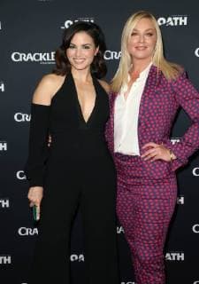 Crackle Serienpremiere in Pasadena January 15, 2018 - Pasadena, CA, U.S. - 15 January 2018 - Pasadena, California - Katrina Law, Elisabeth Rohm. Ã’The OathO Photo Opp with the cast of Crackles new drama series at The Winter TCA. Photo Credit: AdMedia Pasadena U.S. - ZUMAa123 20180115_zaa_a123_067 Copyright: xF.xSadoux