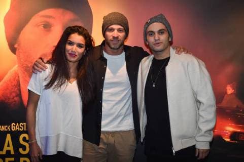 Sabrina Ouazani, Franck Gastambide, Malik Bentalha - Avant premiere du film La Surface de Reparation au cinema UGC Bercy a Paris CELEBRITES : Avant Premiere La Surface De Reparartion - Paris - 15 01 2018 LionelUrman Panoramic 