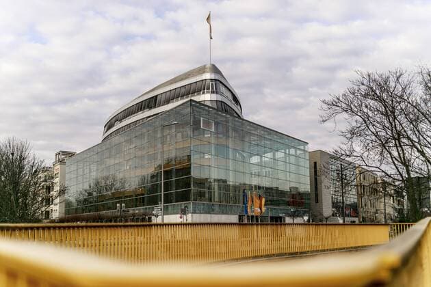 Aussenansicht des Konrad-Adenauer-Haus, der Parteizentrale der CDU Berlin, 15.01.2018. Berlin Deutschland