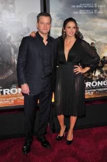 Themen der Woche Bilder des Tages NEW YORK, NY - JANUARY 16: Matt Damon and Luciana Barroso at the world premiere of 12 Strong Jazz at Lincoln CenterÕs Frederick P. Rose Hall in New York City on January 16, 2018. Copyright: xJohnxPalmerx