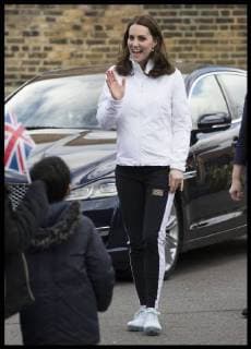 Themen der Woche Bilder des Tages . 17 01 2018. London, United Kingdom. The Duchess of Cambridge arriving at Bond Primary School in Mitcham, London, to see the work of the Wimbledon Junior Tennis Initiative.  xStephenxLockx xi-Imagesx IIM-16767-0020