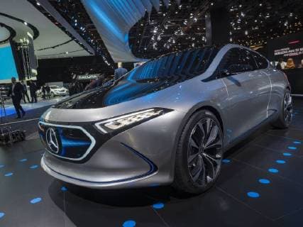 January 15, 2018 - Detroit, Michigan, US - Mercedes Concept EQA on display during the 2018 North American International Auto Show held at the Cobo Center in downtown Detroit. Detroit US - ZUMAa129 20180115_zap_a129_071 Copyright: xEdxAldridgex
