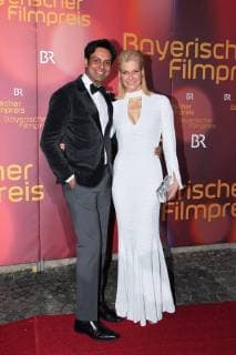Natascha Gruen mit Freund Param Multani, Verleihung des Bayerischen Filmpreis 2018 im Prinzrengententheater in Muenchen am 20.01.2018