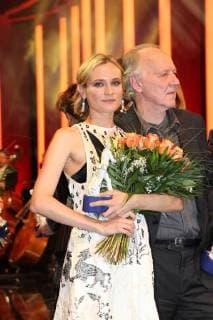 Diane Kruger und Werner Herzog, Verleihung des Bayerischen Filmpreis 2018 im Prinzrengententheater in Muenchen am 20.01.2018