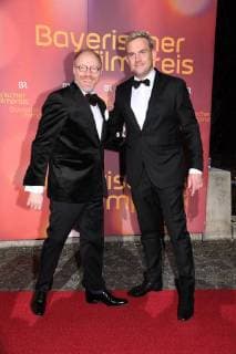 Simon Schwarz und Sebastian Bezzel bei der Verleihung Bayerischer Filmpreis 2018 am 19.01.2018 im Prinzregententheater in München Bayerischer Filmpreis 2018 in Muenchen