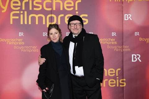 Rainer Bock mit Ehefrau Verleihung des Bayerischen Filmpreis 2018 im Prinzrengententheater in Muenchen am 20.01.2018