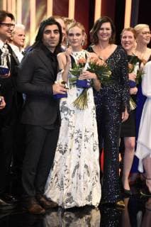 Fatih Akin, Diane Kruger und Ilse Aigner bei der Verleihung des 39. Bayerischen Filmpreises 2017 im Prinzregententheater. München, 19.01.2018