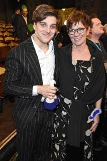 Jonas Dassler und Beate Rüter bei der Verleihung des 39. Bayerischen Filmpreises 2017 im Prinzregententheater. München, 19.01.2018