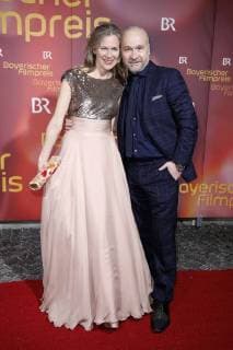 Katharina Schwarz und Thomas Darchinger bei der Verleihung des 39. Bayerischen Filmpreises 2017 im Prinzregententheater. München, 19.01.2018