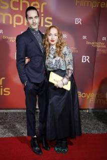 Thomas Hauser und Brigitte Hobmeier bei der Verleihung des 39. Bayerischen Filmpreises 2017 im Prinzregententheater. München, 19.01.2018