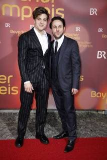 Jonas Dassler und Dimitrij Schaad bei der Verleihung des 39. Bayerischen Filmpreises 2017 im Prinzregententheater. München, 19.01.2018