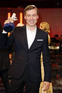 David Kross bei der Verleihung des 39. Bayerischen Filmpreises 2017 im Prinzregententheater. München, 19.01.2018
