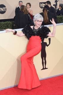 January 21, 2018 - Los Angeles, California, U.S. - RITA MORENO during red carpet arrivals for the 24th Annual Screen Actors Guild Awards, held at The Shrine Expo Hall. Los Angeles U.S.  - ZUMA 20180121_mda_z03_040 Copyright: xKevinxSullivanx