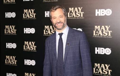 Judd Apatow arrives on the red carpet at HBO s May It Last: A Portrait of The Avett Brothers NYC premiere on January 24, 2018 in New York City.  NYP20180124308 SERENAxXU-NING