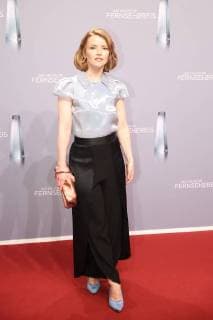 Karoline Schuch bei der Ankunft zur Deutscher Fernsehpreis Verleihung am 26.01.2018 in Koeln Deutscher Fernsehpreis Verleihung 2018 in Koeln