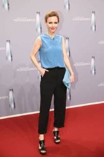 Nadja Becker bei der Ankunft zur Deutscher Fernsehpreis Verleihung am 26.01.2018 in Koeln Deutscher Fernsehpreis Verleihung 2018 in Koeln